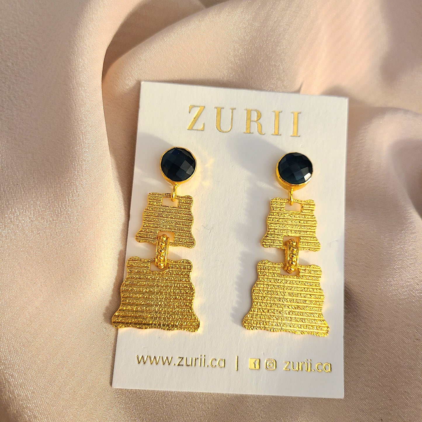 Miel Earrings Black