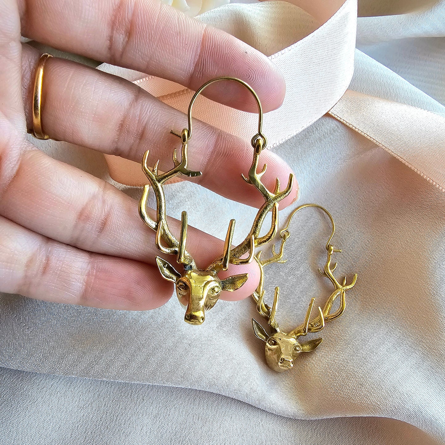 Reindeer earrings