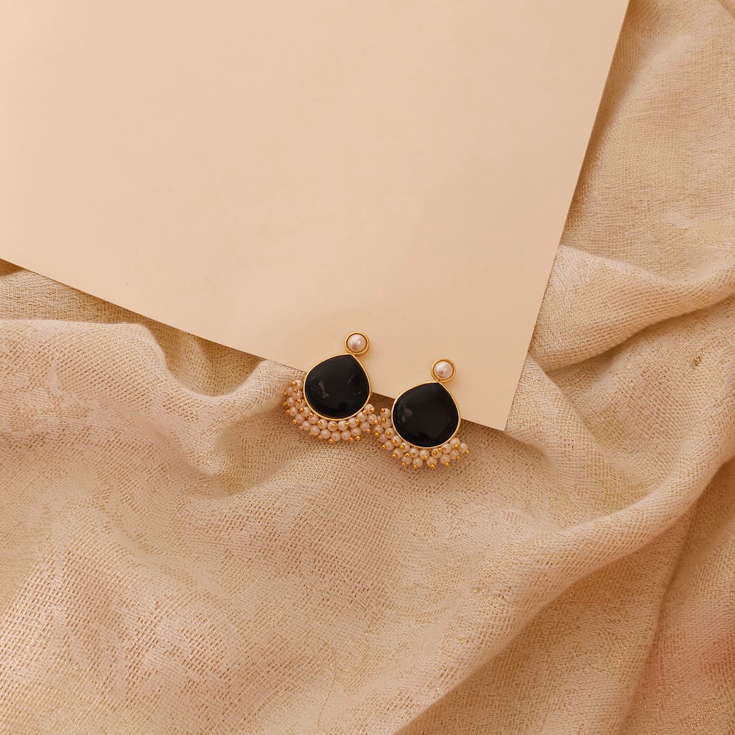 Drop earrings Black