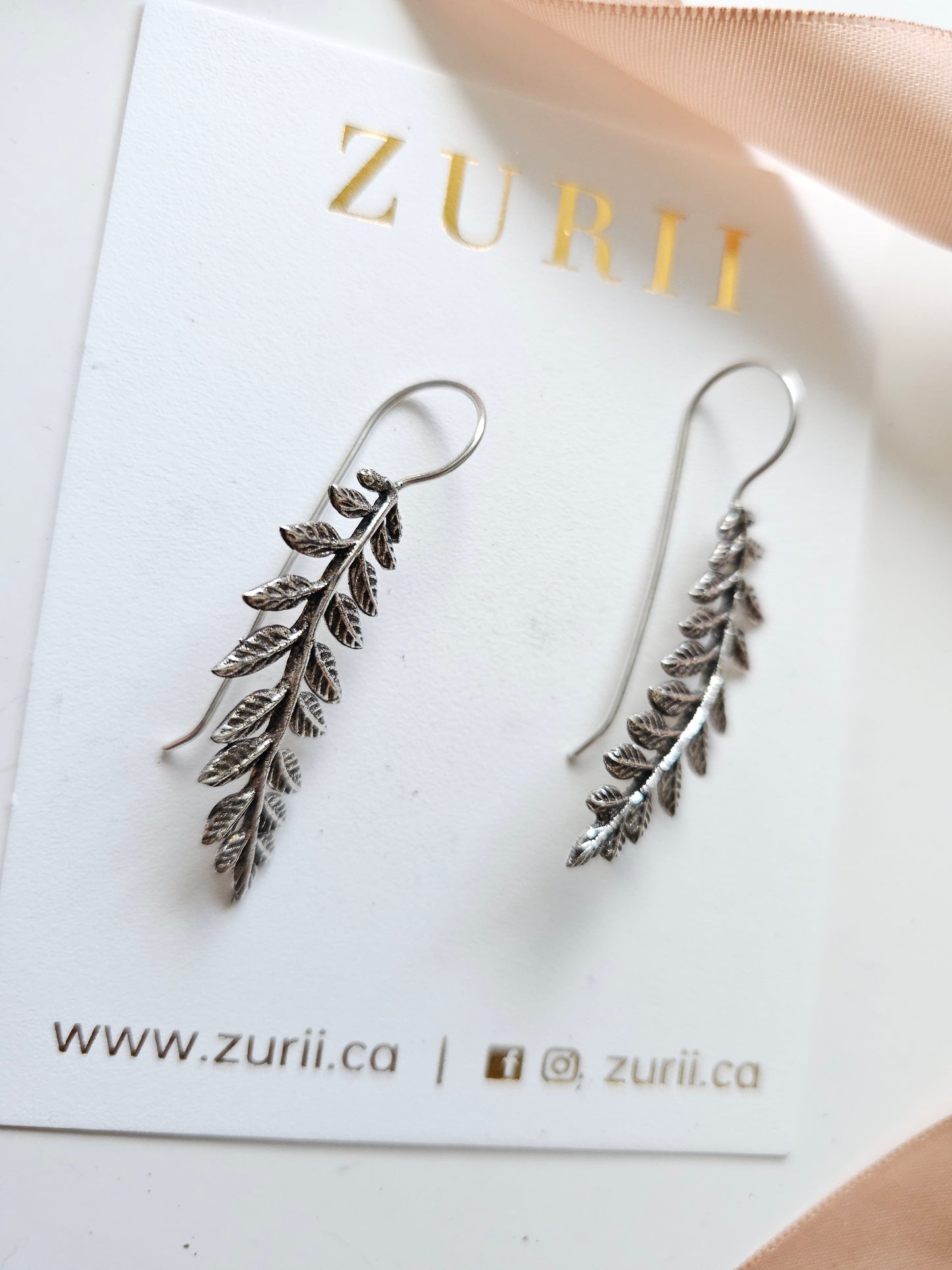 Fern Earrings Silver