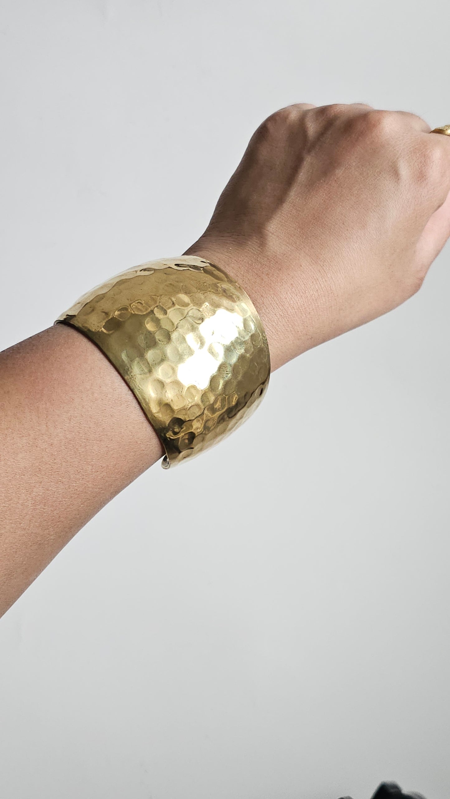 Hammered cuff