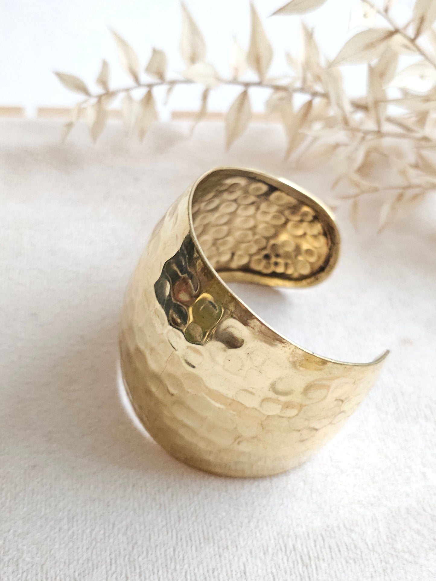 Hammered cuff
