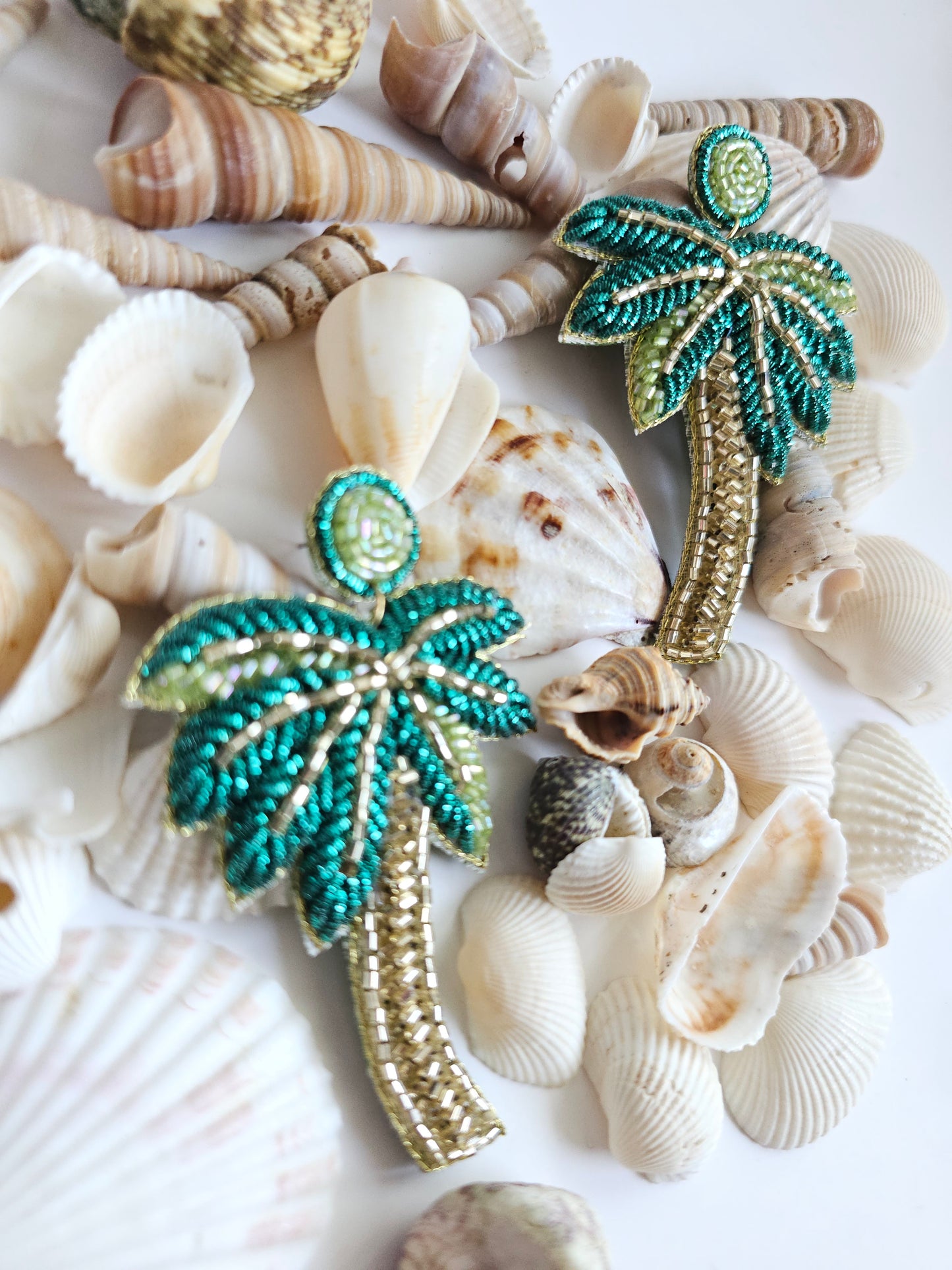 Palm tree earrings