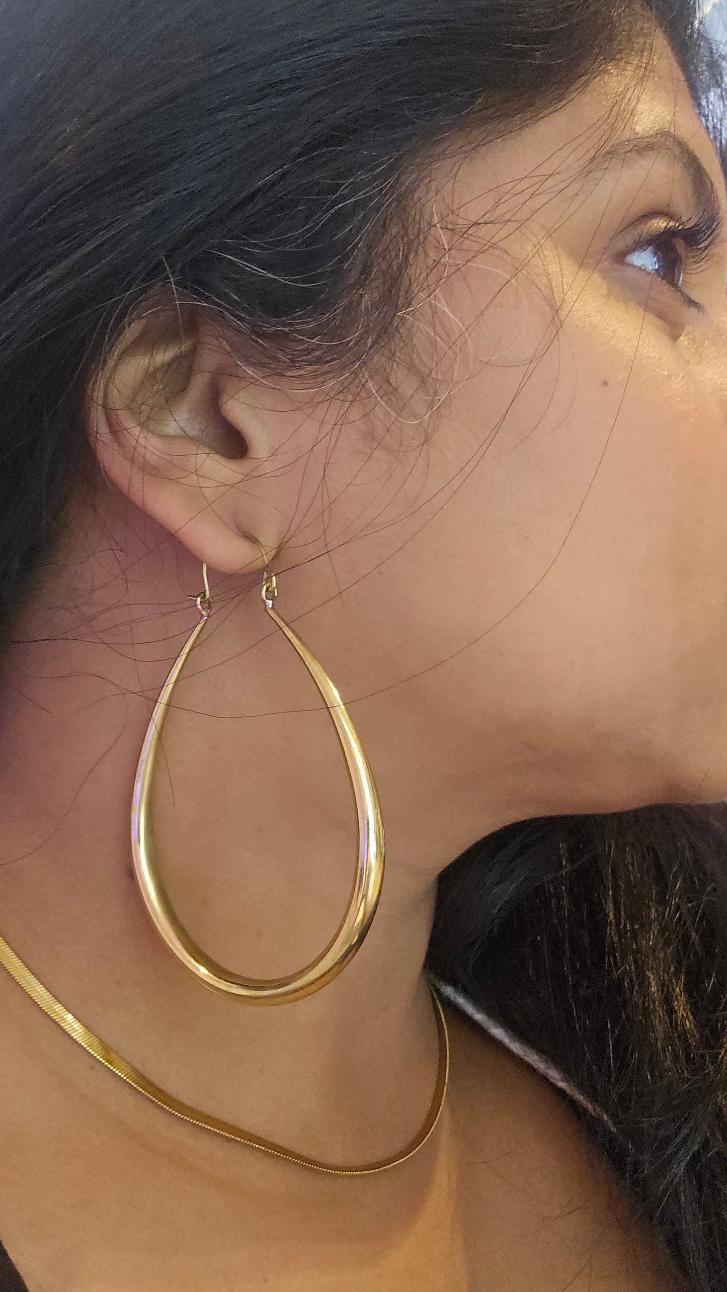 Tear drop hoop- Large