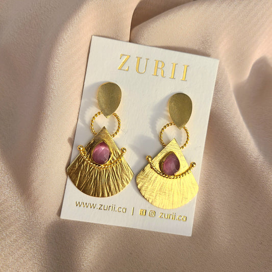 Nile Earrings Violet