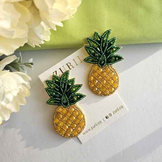 Pineapple earrings