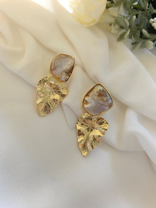 Monstera Baroque Earrings