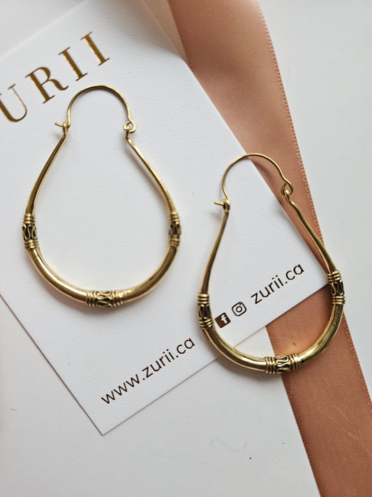 Hoop earrings