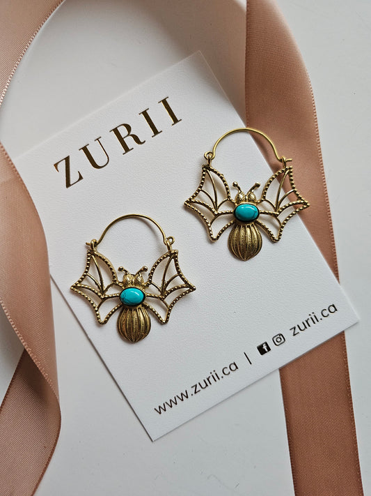 Bat earrings