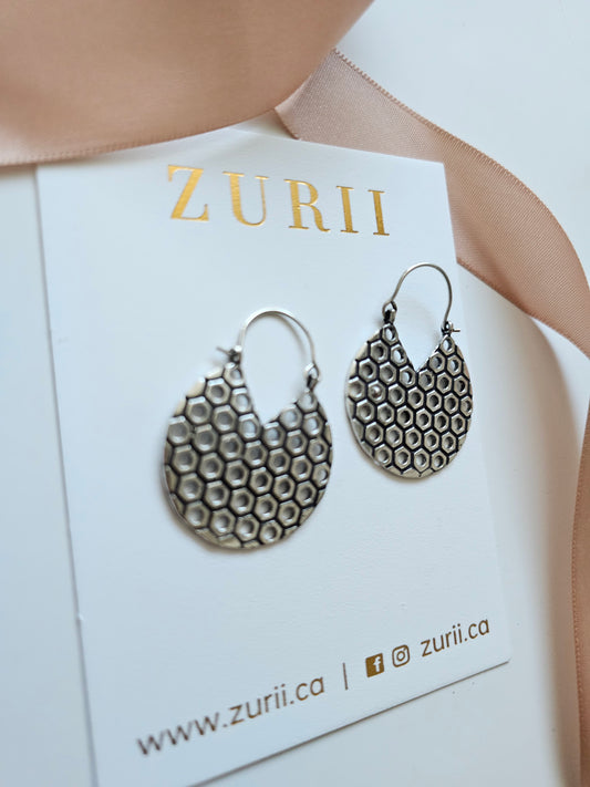 Zen Earrings Silver