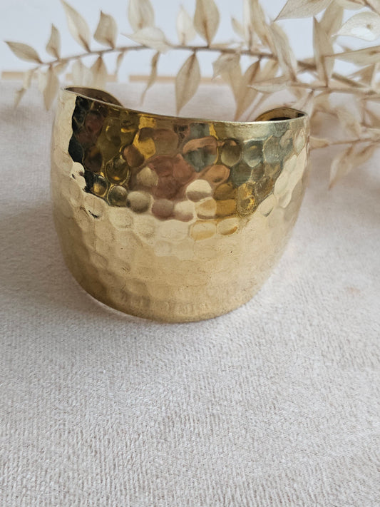 Hammered cuff