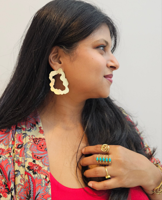 Amoeba Earrings