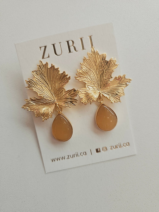 Maple earrings
