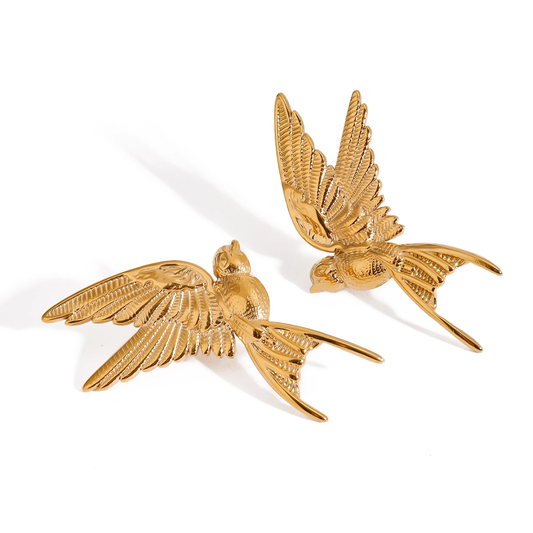 Bird earrings- medium