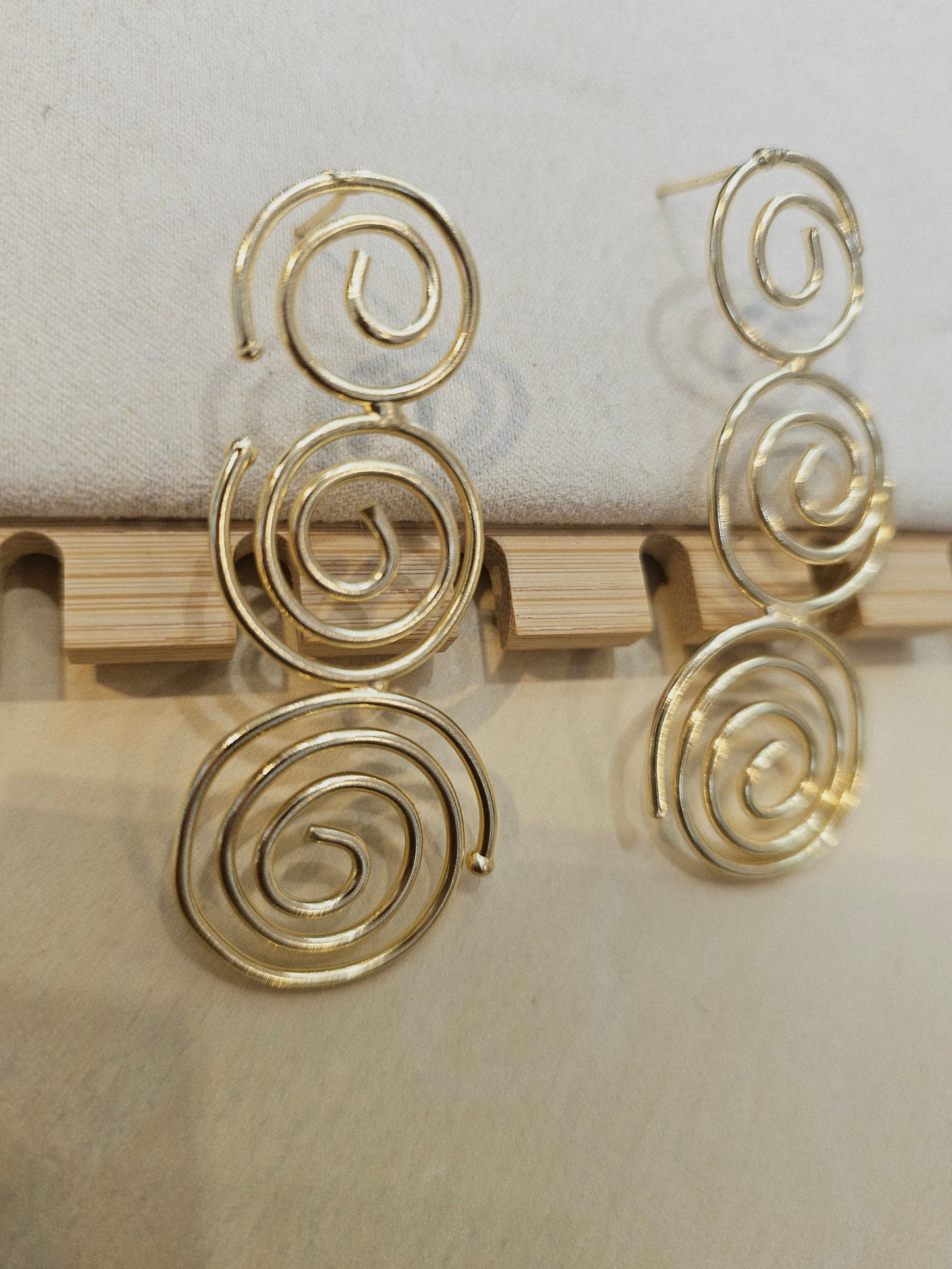Spiral earrings