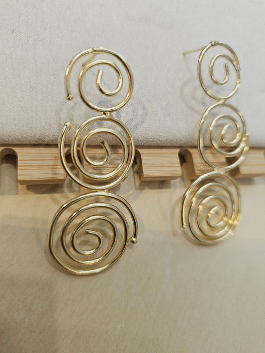 Spiral earrings