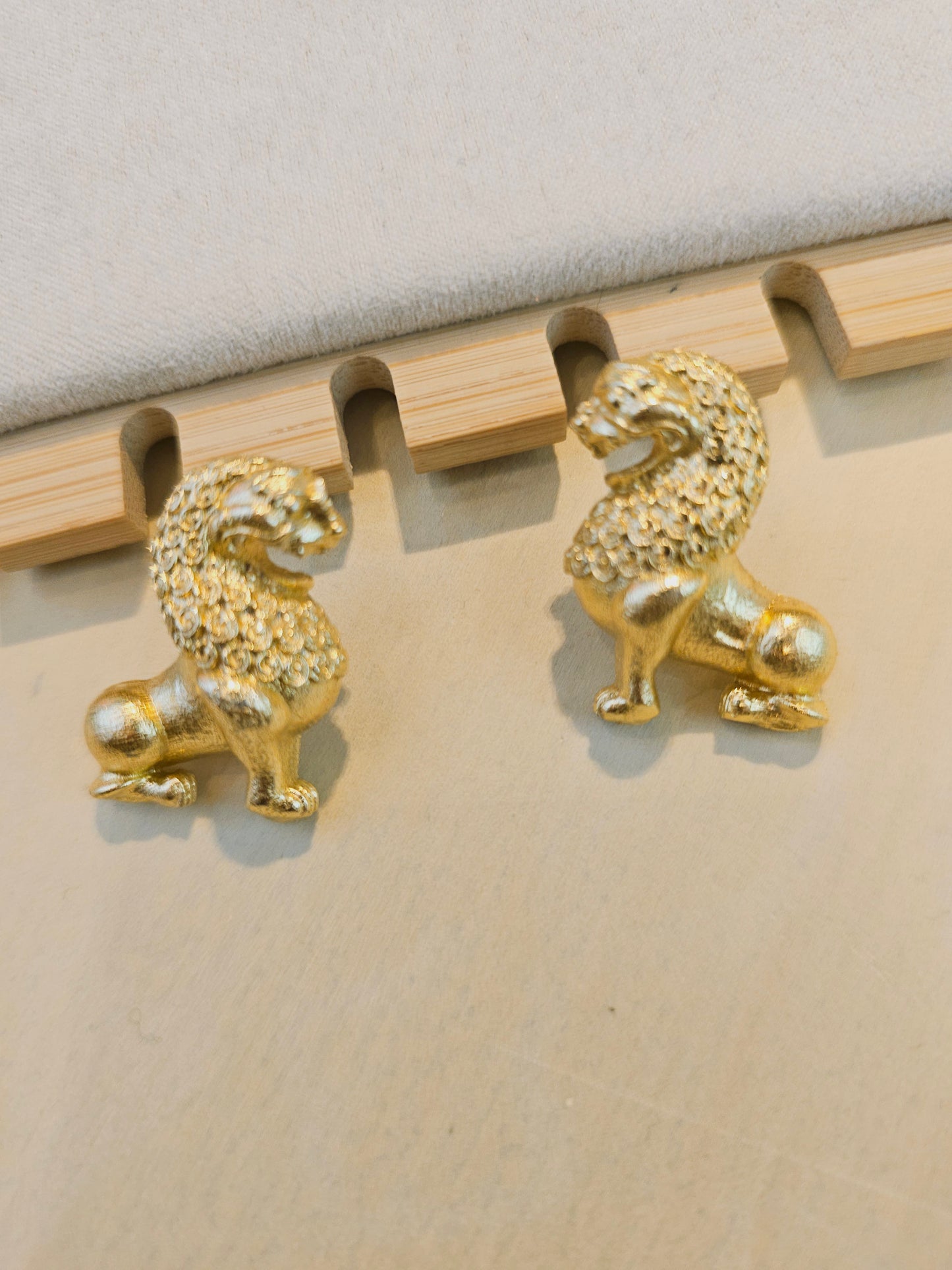 Lion earrings