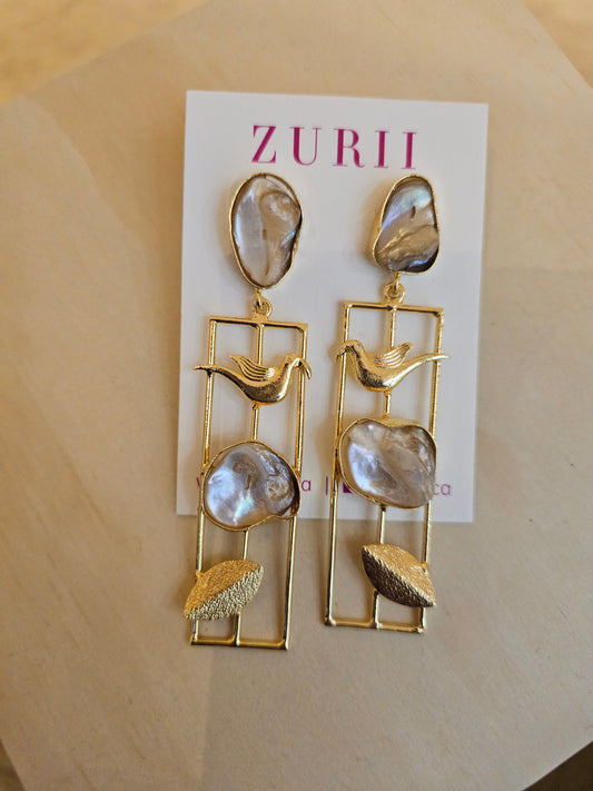 Leah Earrings Gold