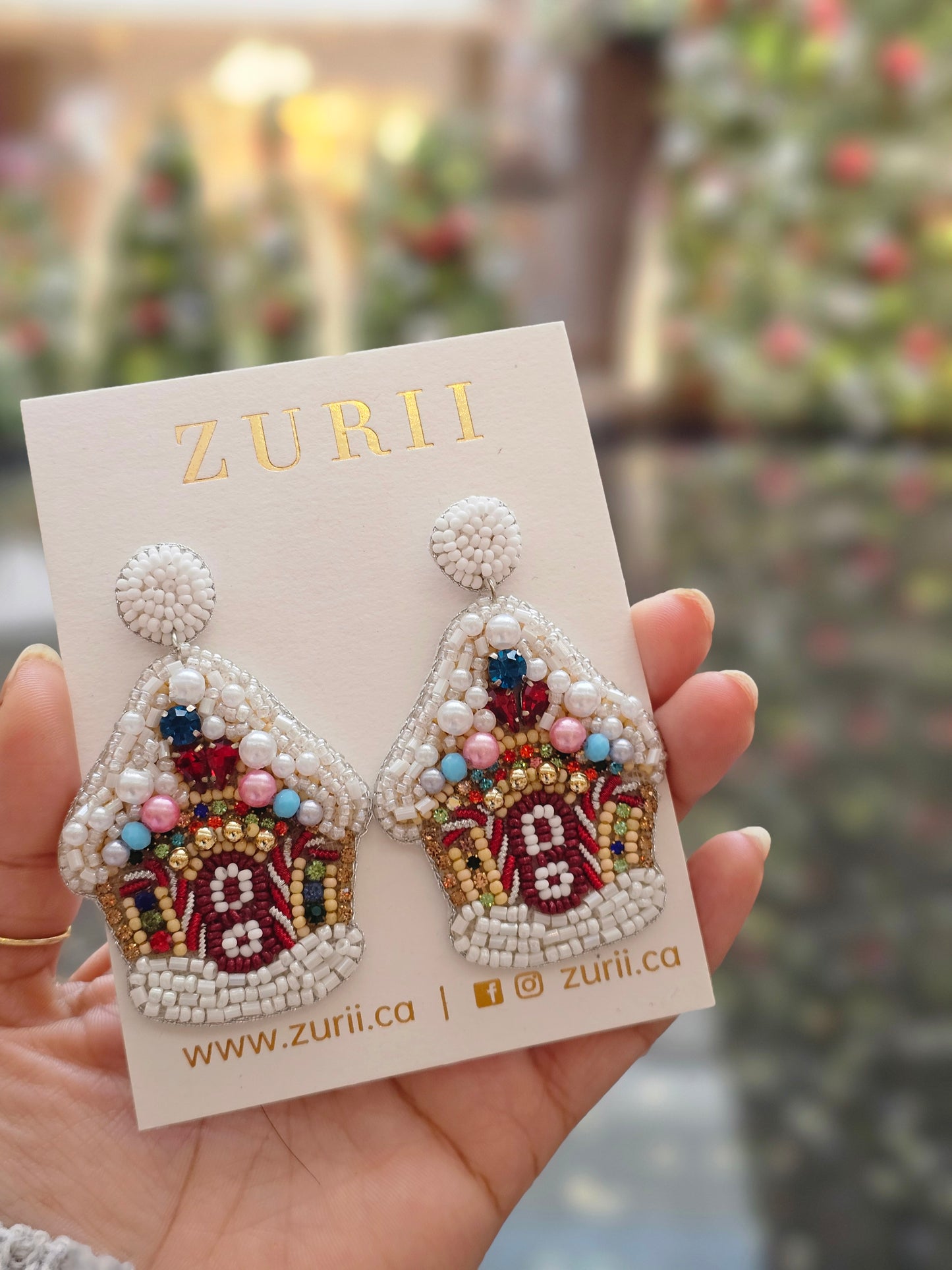 Gingerbread House earrings