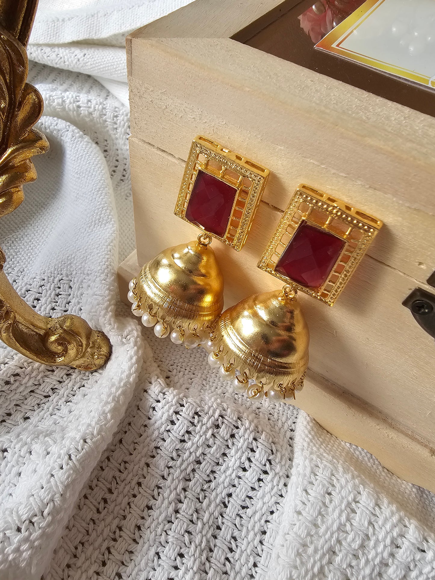 Jhumka earrings