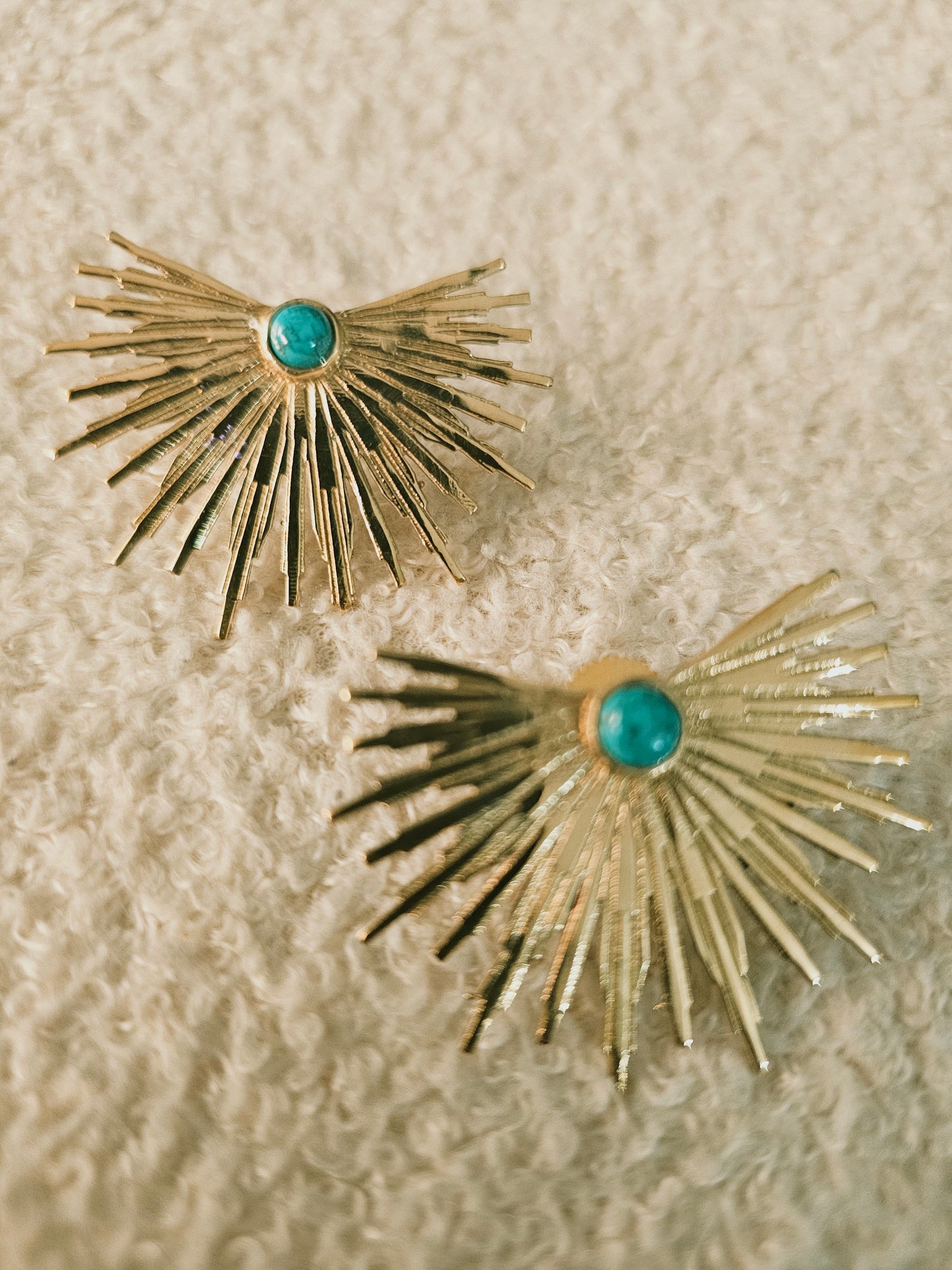 Sunburst earrings
