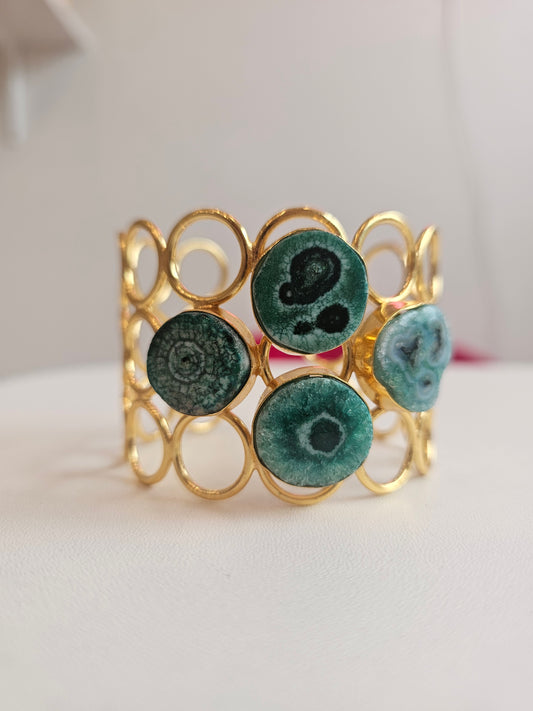 Agate cuff