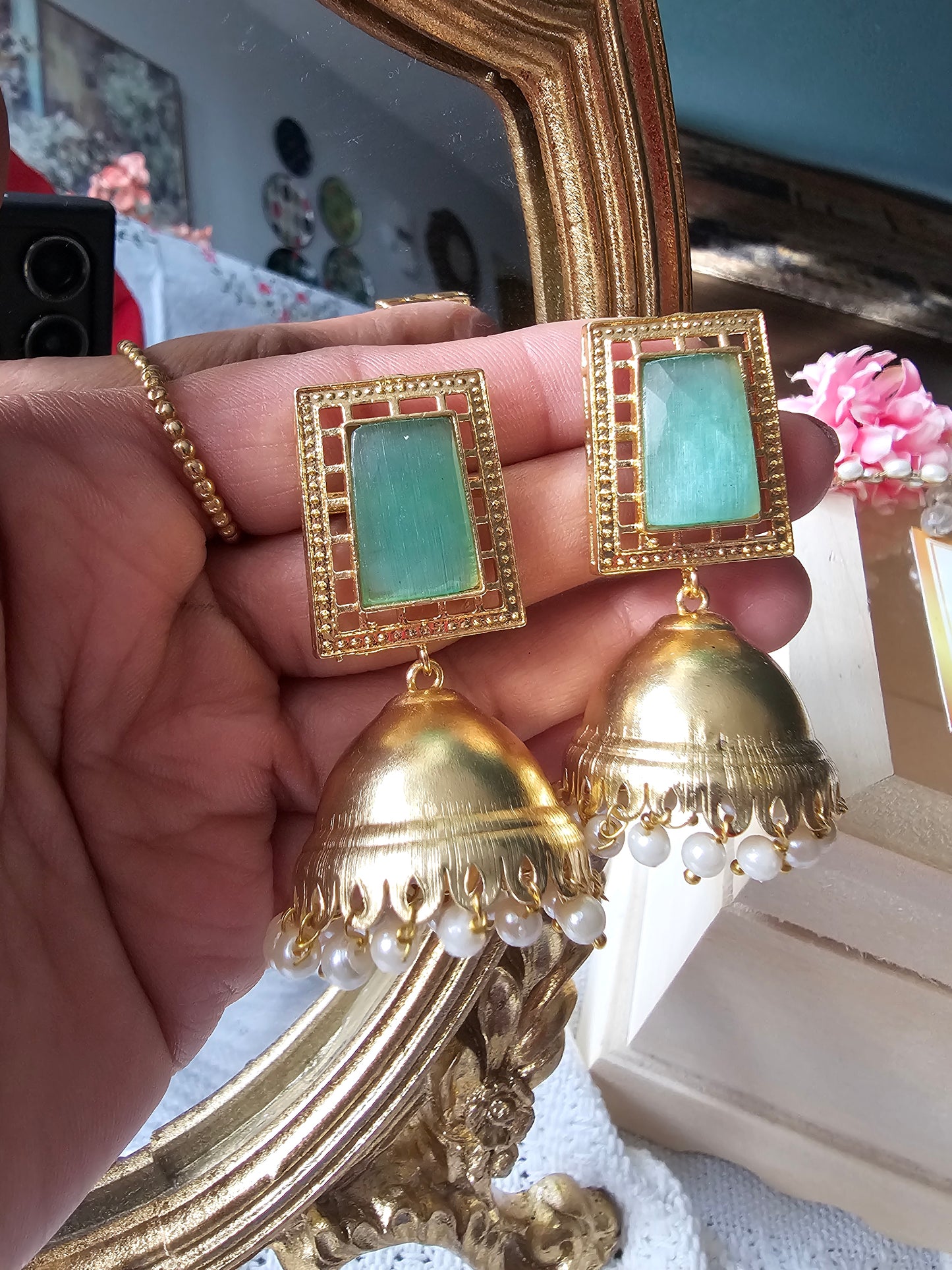 Jhumka earrings